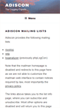 Mobile Screenshot of lists.adiscon.net